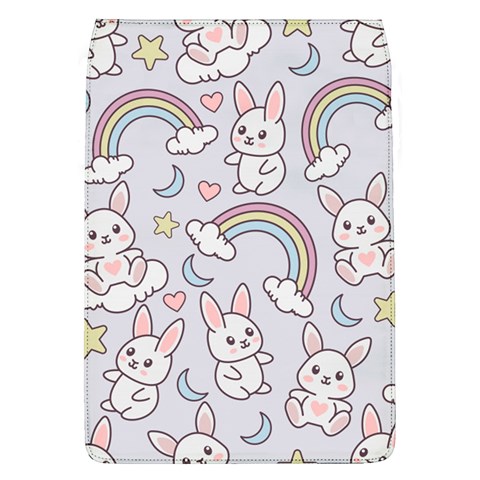 Seamless Pattern With Cute Rabbit Character Removable Flap Cover (L) from ArtsNow.com Front