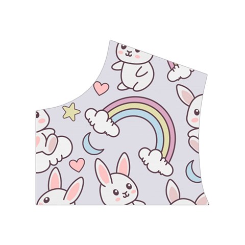 Seamless Pattern With Cute Rabbit Character Women s Button Up Vest from ArtsNow.com Top Left