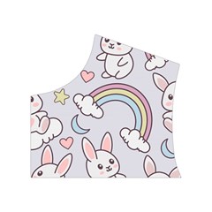 Seamless Pattern With Cute Rabbit Character Women s Button Up Vest from ArtsNow.com Top Left