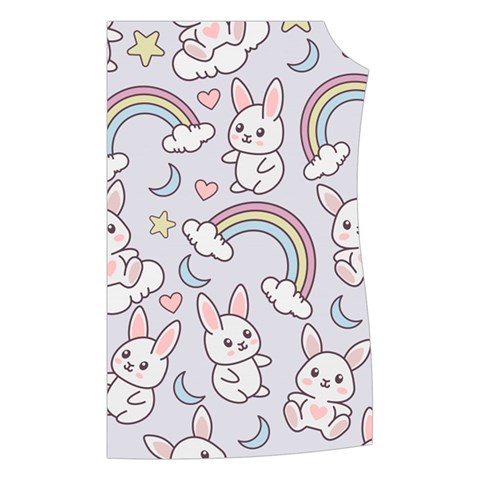 Seamless Pattern With Cute Rabbit Character Women s Button Up Vest from ArtsNow.com Front Left