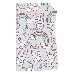 Seamless Pattern With Cute Rabbit Character Women s Button Up Vest from ArtsNow.com Front Left