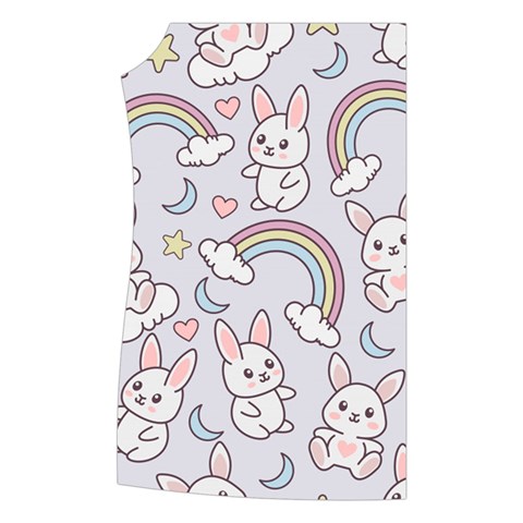 Seamless Pattern With Cute Rabbit Character Women s Button Up Vest from ArtsNow.com Front Right