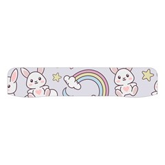 Seamless Pattern With Cute Rabbit Character Women s Button Up Vest from ArtsNow.com Neckline