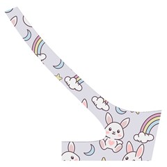 Seamless Pattern With Cute Rabbit Character Cross Back Hipster Bikini Set from ArtsNow.com Back Right