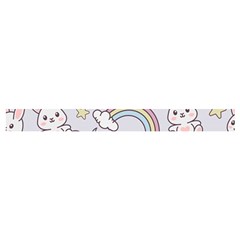 Seamless Pattern With Cute Rabbit Character Cross Back Hipster Bikini Set from ArtsNow.com Waistband