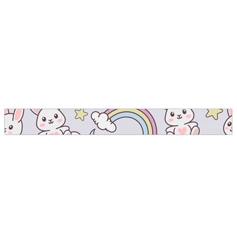 Seamless Pattern With Cute Rabbit Character Waist Pouch (Small) from ArtsNow.com Bottom
