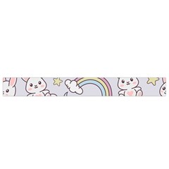 Seamless Pattern With Cute Rabbit Character Waist Pouch (Small) from ArtsNow.com Bottom