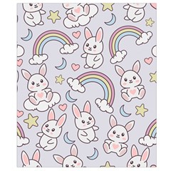 Seamless Pattern With Cute Rabbit Character Belt Pouch Bag (Small) from ArtsNow.com Back Strap