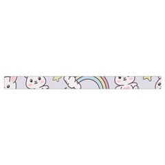 Seamless Pattern With Cute Rabbit Character Wristlet Pouch Bag (Small) from ArtsNow.com Strap Inside
