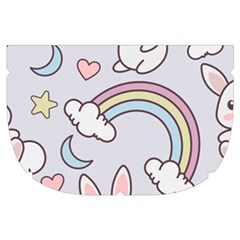 Seamless Pattern With Cute Rabbit Character Make Up Case (Small) from ArtsNow.com Side Left