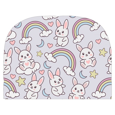 Seamless Pattern With Cute Rabbit Character Make Up Case (Medium) from ArtsNow.com Back