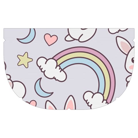 Seamless Pattern With Cute Rabbit Character Make Up Case (Medium) from ArtsNow.com Side Right