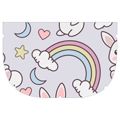 Seamless Pattern With Cute Rabbit Character Make Up Case (Large) from ArtsNow.com Side Right
