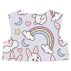 Seamless Pattern With Cute Rabbit Character Kids  Midi Sailor Dress from ArtsNow.com Back Top