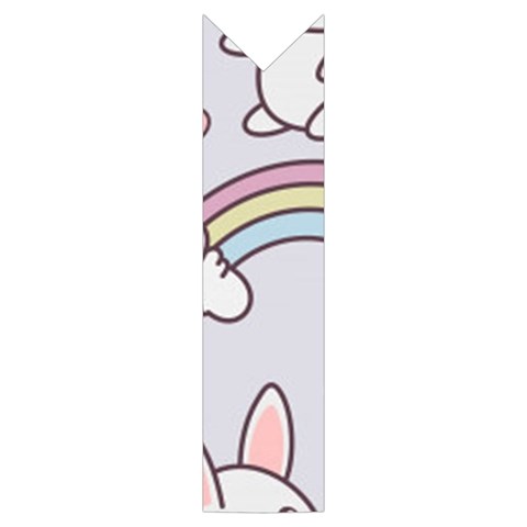 Seamless Pattern With Cute Rabbit Character Kids  Midi Sailor Dress from ArtsNow.com Placket