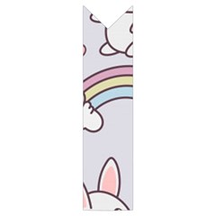 Seamless Pattern With Cute Rabbit Character Kids  Midi Sailor Dress from ArtsNow.com Placket