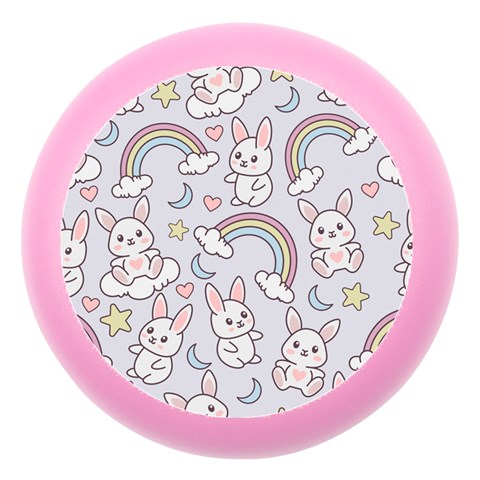 Seamless Pattern With Cute Rabbit Character Dento Box with Mirror from ArtsNow.com Front