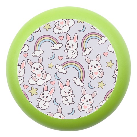 Seamless Pattern With Cute Rabbit Character Dento Box with Mirror from ArtsNow.com Front