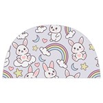 Seamless Pattern With Cute Rabbit Character Anti Scalding Pot Cap