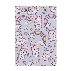 Seamless Pattern With Cute Rabbit Character A5 Acrylic Clipboard from ArtsNow.com Back