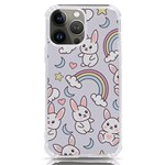 Seamless Pattern With Cute Rabbit Character iPhone 13 Pro Max TPU UV Print Case