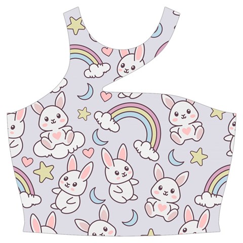 Seamless Pattern With Cute Rabbit Character Cut Out Top from ArtsNow.com Front