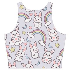 Seamless Pattern With Cute Rabbit Character Cut Out Top from ArtsNow.com Back