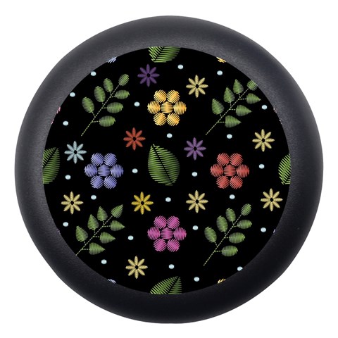 Embroidery Seamless Pattern With Flowers Dento Box with Mirror from ArtsNow.com Front