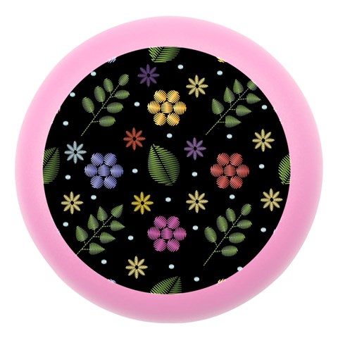 Embroidery Seamless Pattern With Flowers Dento Box with Mirror from ArtsNow.com Front