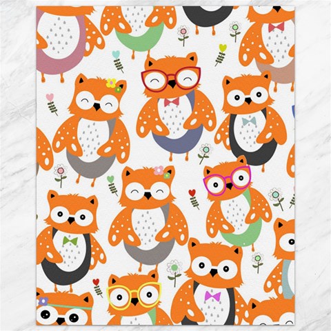 Cute Colorful Owl Cartoon Seamless Pattern Canvas 16  x 20  from ArtsNow.com 15.75 x19.29  Canvas - 1