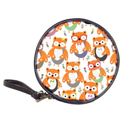Cute Colorful Owl Cartoon Seamless Pattern Classic 20 Front