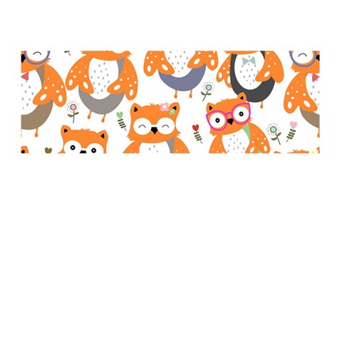 Cute Colorful Owl Cartoon Seamless Pattern Memory Card Reader (Stick) from ArtsNow.com Front