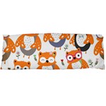 Cute Colorful Owl Cartoon Seamless Pattern Body Pillow Case (Dakimakura)