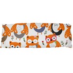 Cute Colorful Owl Cartoon Seamless Pattern Body Pillow Case Dakimakura (Two Sides)