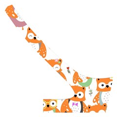 Cute Colorful Owl Cartoon Seamless Pattern Cross Back Hipster Bikini Set from ArtsNow.com Back Right