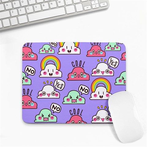 Cloud Seamless Pattern Small Mousepad from ArtsNow.com Front
