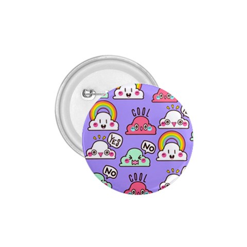 Cloud Seamless Pattern 1.75  Buttons from ArtsNow.com Front