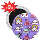 Cloud Seamless Pattern 2.25  Magnets (10 pack) 