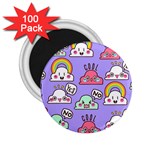 Cloud Seamless Pattern 2.25  Magnets (100 pack) 
