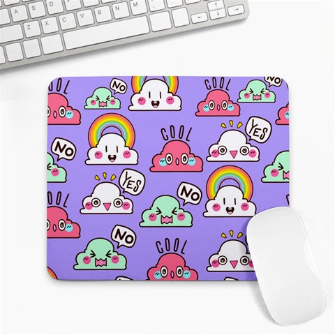 Cloud Seamless Pattern Large Mousepad from ArtsNow.com Front