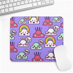 Cloud Seamless Pattern Large Mousepad