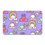 Cloud Seamless Pattern Magnet (Rectangular)
