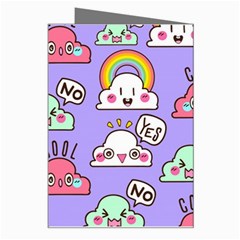 Cloud Seamless Pattern Greeting Card from ArtsNow.com Right