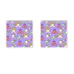 Cloud Seamless Pattern Cufflinks (Square)