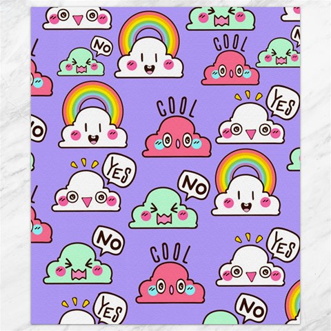 Cloud Seamless Pattern Canvas 8  x 10  from ArtsNow.com 8.15 x9.66  Canvas - 1