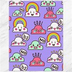 Cloud Seamless Pattern Canvas 12  x 16 