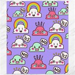 Cloud Seamless Pattern Canvas 20  x 24 