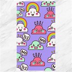 Cloud Seamless Pattern Canvas 40  x 72 