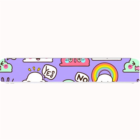 Cloud Seamless Pattern Small Bar Mat from ArtsNow.com 24 x4  Bar Mat