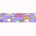 Cloud Seamless Pattern Large Bar Mat